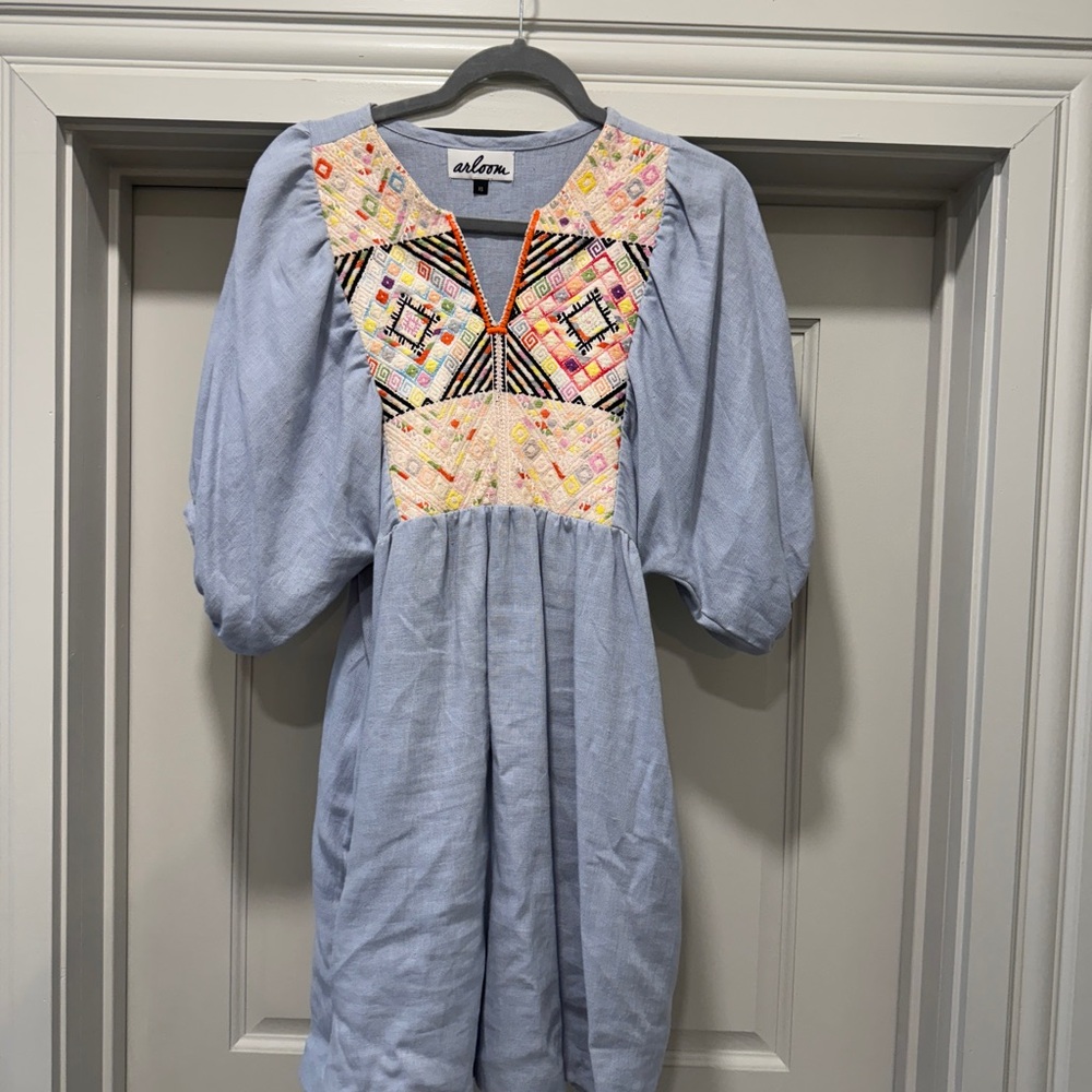 Arloom birdie embroidered dress